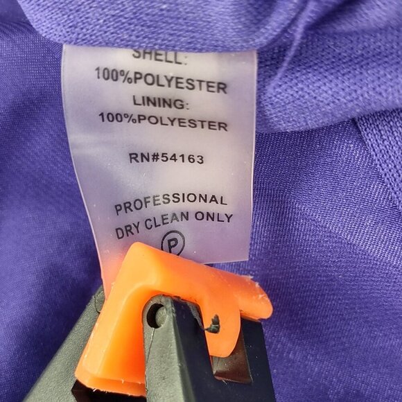 Calvin Klein Purple, Above Knee, Bodycon Cocktail, Prom Semi Formal Dress Size 6 - Picture 11 of 11